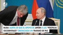 Rusia alerta de que el apoyo de Japón a las 
