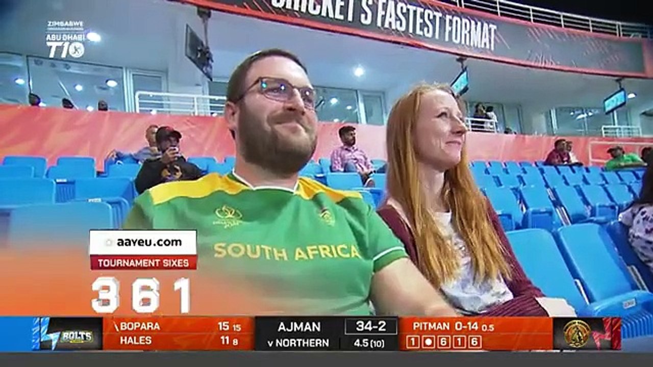 2024 Abu Dhabi T10 I Match 31 Highlights_ Ajman Bolts vs Northern