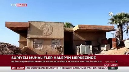 Suriyeli muhalifler Halep kent merkezinde