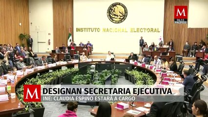 Claudia Arlett Espino asume como secretaria ejecutiva del INE a partir del 1 de diciembre