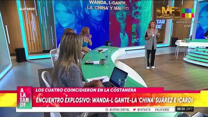 La palabra de los protagonistas del ENCUENTRO ENTRE Mauro, Wanda, la China y L-Gante
