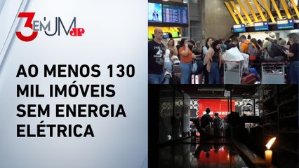 Aeroporto de Congonhas tem centenas de voos cancelados após chuva em SP