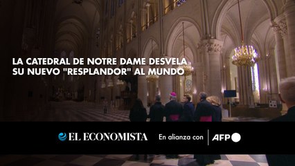 La catedral de Notre Dame desvela su nuevo "resplandor" al mundo