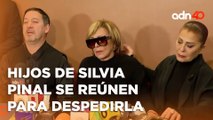 Luego de las polémicas, los hijos de Silvia Pinal se reunieron para despedirla