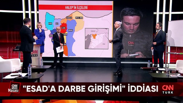 Muhalifler Halep'te: Şimdi ne olacak? Şam karıştı, Esad'a darbe mi? Eller tetikte, Suriye'nin kuzeyine harekat olacak mı? CNN TÜRK Masası'nda konuşuldu