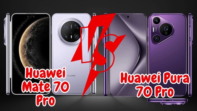 Huawei Mate 70 Pro vs Huawei Pura 70 Pro