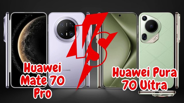 Huawei Mate 70 Pro vs Huawei Pura 70 Ultra