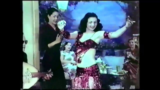 لاول مرة رقصة لكيتي من فيلم مصري ملون / Kaiti Voutsakis oriental dance in a Techni color Egyptian movie