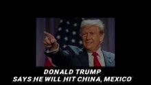 Trump vows day-one tariffs on Mexico, Canada and China👍💯
