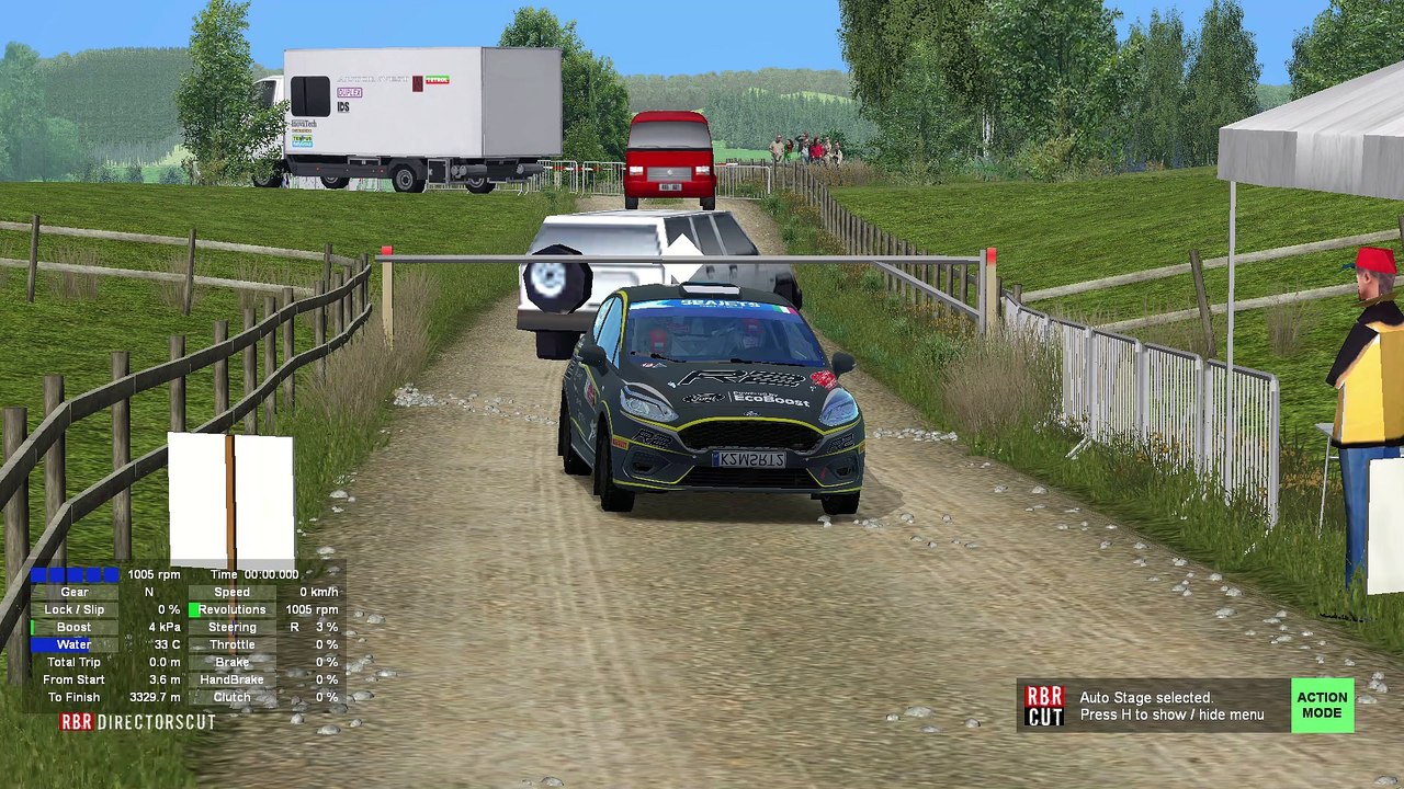 Richard Burns Rally: Pastviny RZ2, in a Ford Fiesta Mk VIII R2 (XBox Controller)