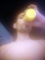 When I drink juice, I don't know anyone