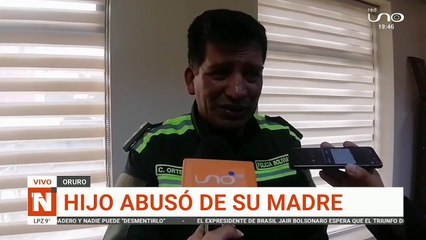 hijo abusó de su madre