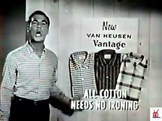 1960s Bert Parks (Miss America host) for Van Heusen shirts TV commercial