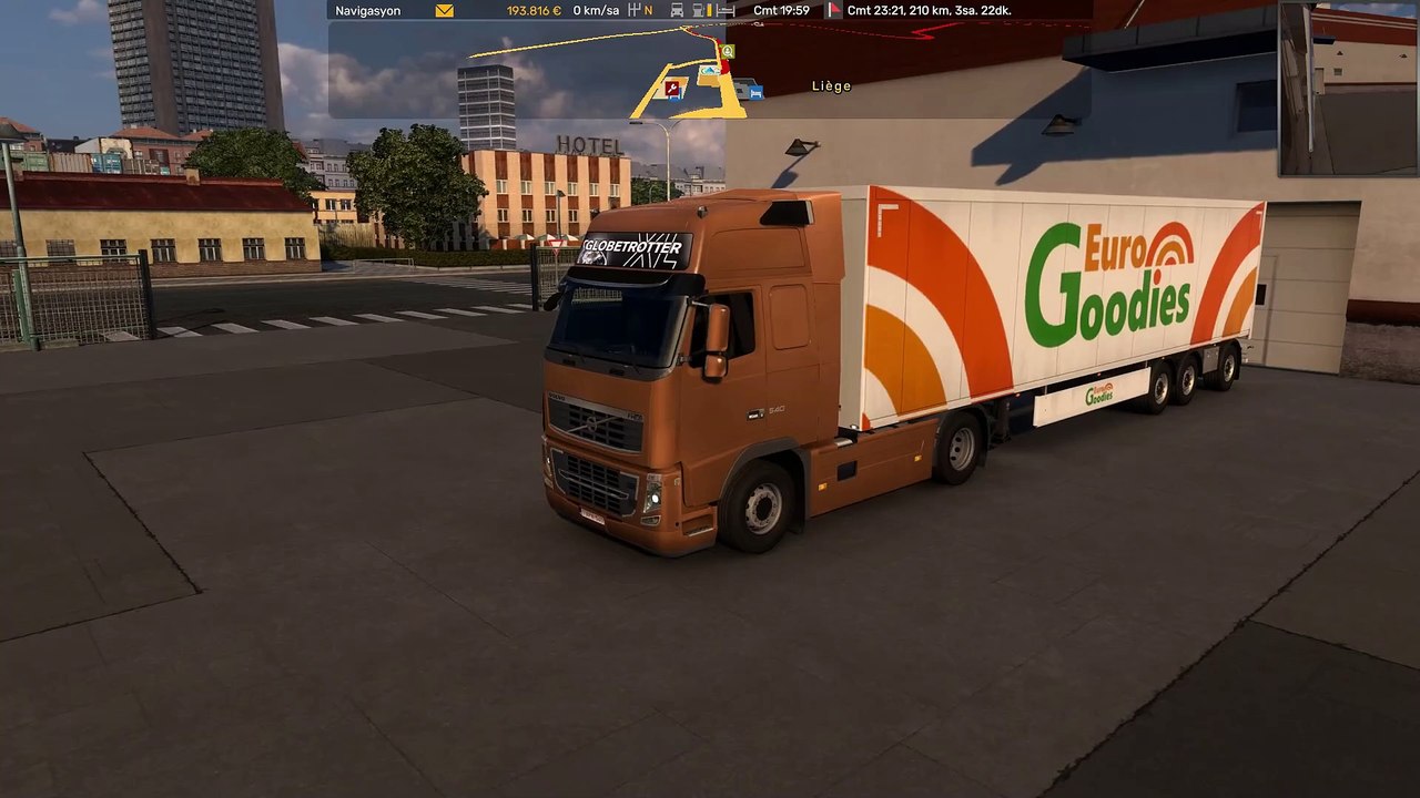 Chocolate - Delivery from Liege to Duisburg - #Volvo #Trucks - Euro Truck Simulator 2
