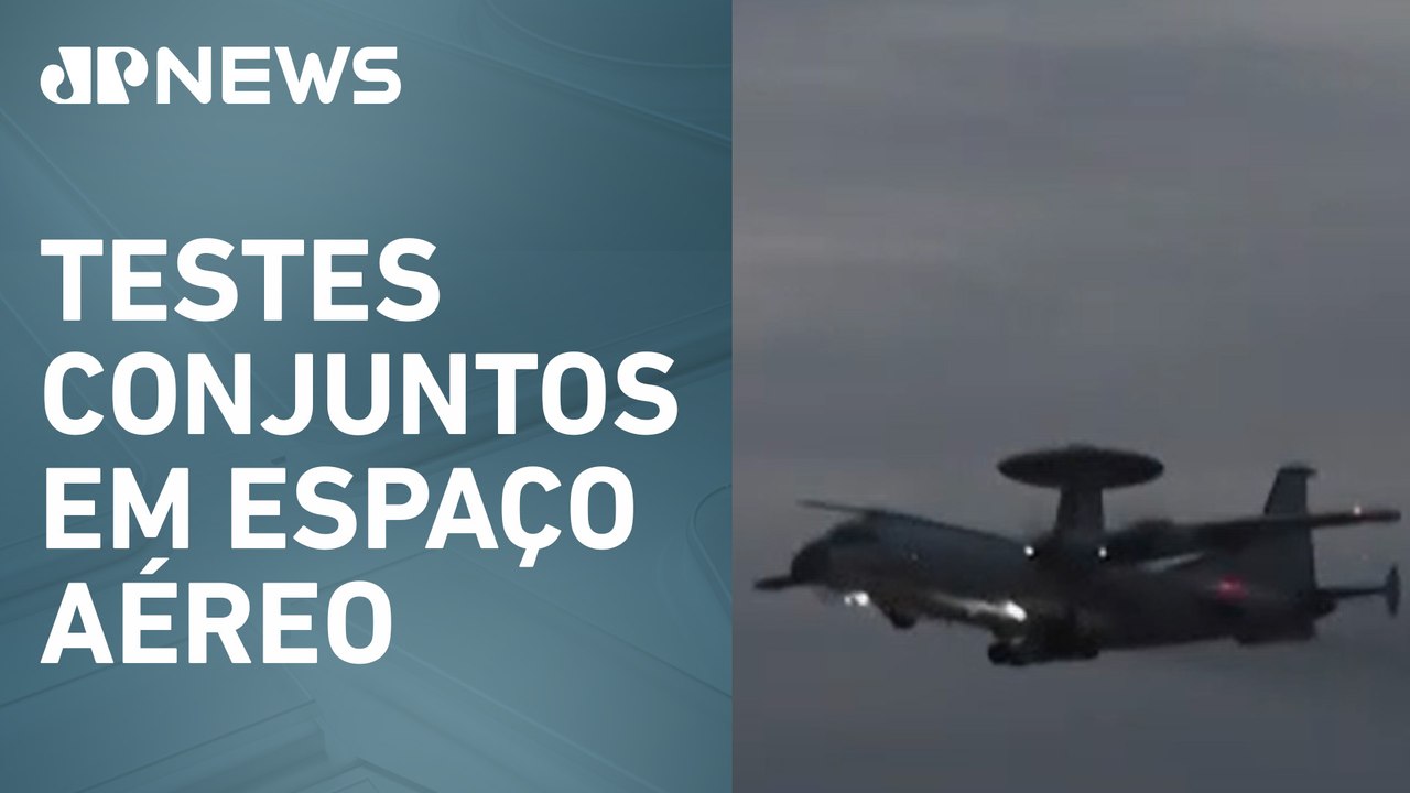 China e Rússia realizam exercícios militares perto da fronteira com a Coreia do Sul