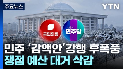 민주, 초유의 '감액안' 강행..."분풀이 독주 vs 원칙 회복" / YTN