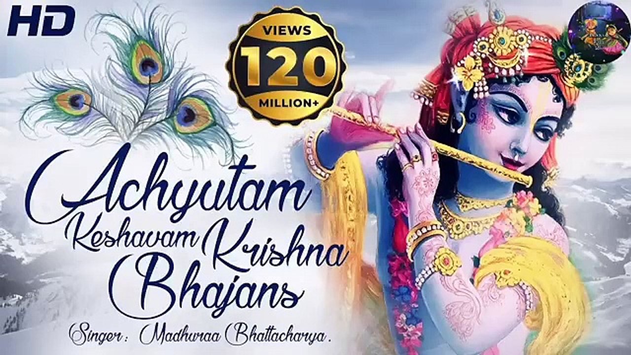 ACHYUTAM KESHAVAM KRISHNA DAMODARAM _ VERY BEAUTIFUL SONG - POPULAR KRISHNA BHAJAN ( FULL SONG ) (1)