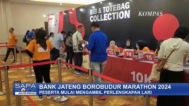 Bank Jateng Borobudur Marathon 2024 Kembali Digelar, Peserta Mulai Ambil Perlengkapan Lomba