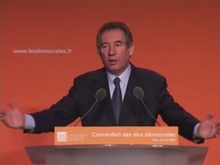 F. bayrou convention des élus démocrates ouverture