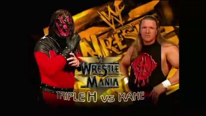 Triple H vs Kane Wrestlemania 15 28/3/99