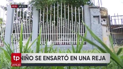 Niño de nueve años quedó con el brazo atravesado por un fierro cuando sacaba frutas de un árbol