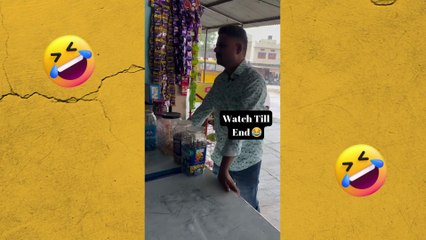 Funny CCTV Camera Video | Watch Till End 🤣