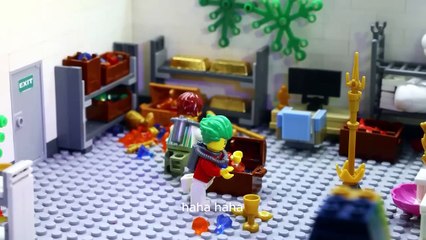 Bus Eater battle with Choo Choo Charles - Lego SCP