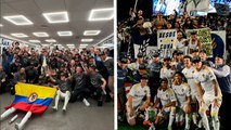 LA Galaxy celebra el campeonato de la Conferencia Oeste y el pase a la final de la MLS Cup