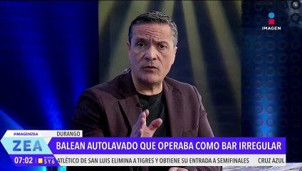 Balean autolavado que operaba como un bar irregular en Durango