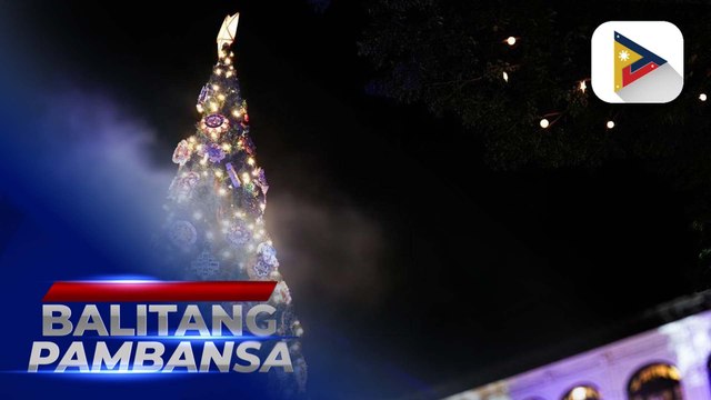 PBBM at FL Liza Marcos, nanguna sa taunang Christmas tree lighting sa Malacañang; Pangulo, nagbahagi ng Christmas message