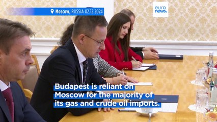 Hungary's foreign minister visits Moscow again to discuss Ukraine conflict and energy