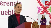 Sheinbaum dice que no tiene ningún complejo por llamar Presidente a AMLO aún