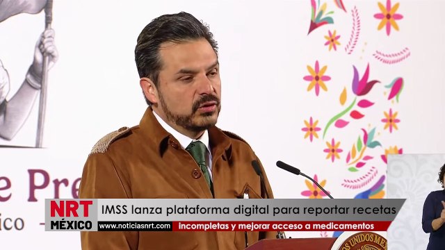 IMSS lanza plataforma digital para reportar recetas incompletas y mejorar acceso a medicamentos