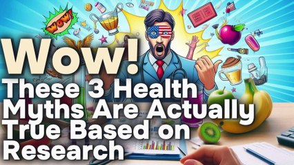 Wow! These 3 Health Myths Are Actually True Based on Research