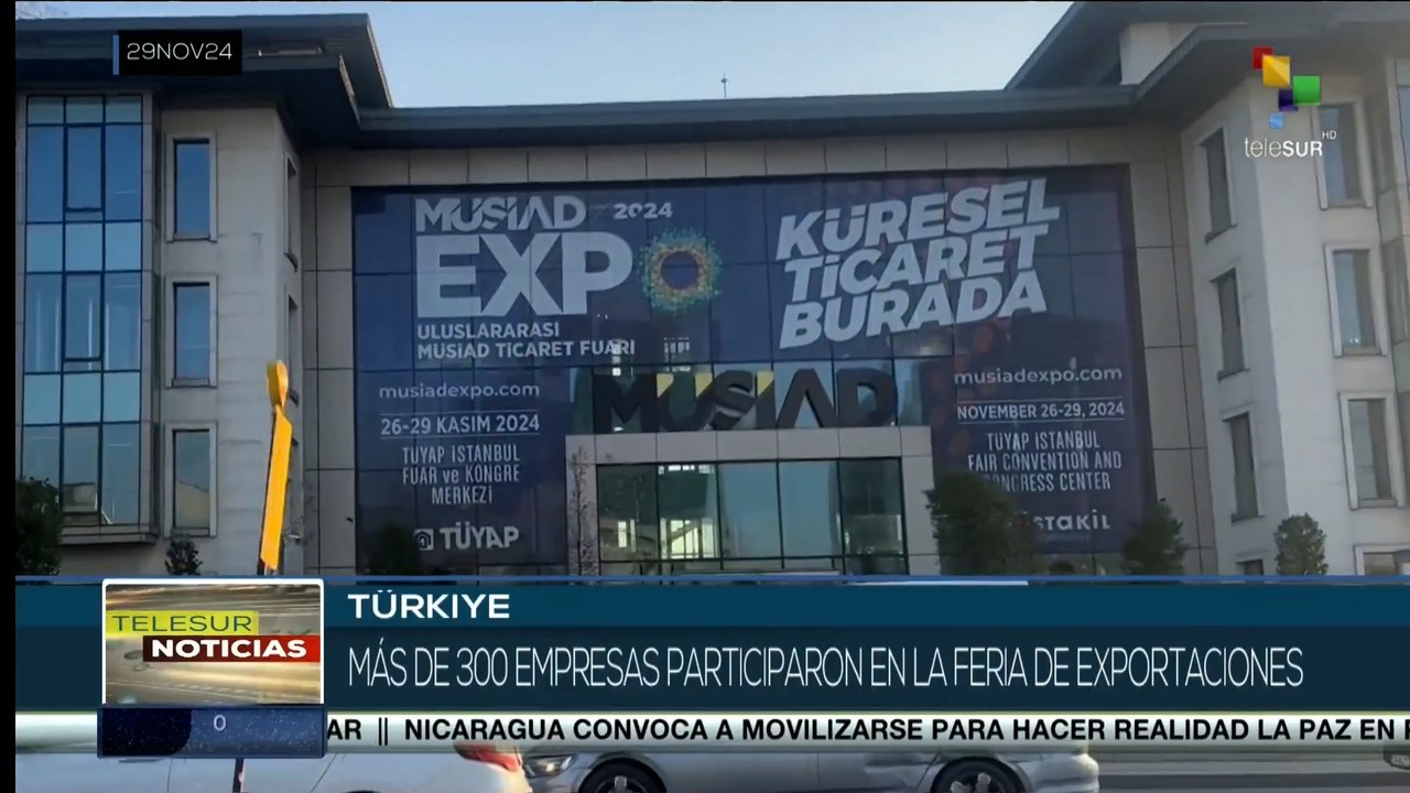 Centro de exposiciones de Tüyap dio hospedaje a feria de exportación