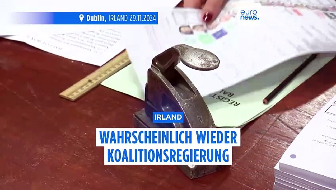 Kopf-an-Kopf-Rennen: Irland steuert erneut auf Koalitionsregierung zu
