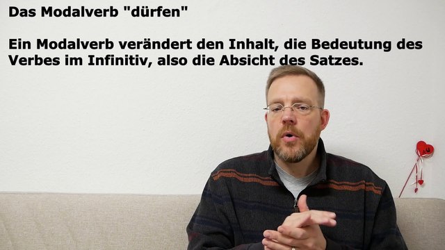 Grammatik für die Grundstufe A1-B1 – Teil 006 – das Modalverb „dürfen“
