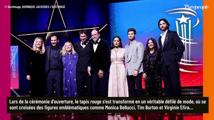 Virginie Efira beauté de velours à Marrakech, Monica Bellucci et Tim Burton l'atout couple du tapis rouge (PHOTOS)