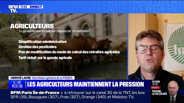 Colère agricole: les annonces d'Annie Genevard vont dans le bon sens , assure le secrétaire général de la FNSEA