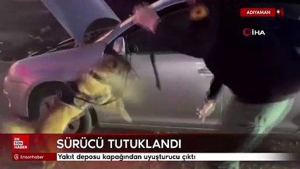 Adıyaman'da yakıt deposu kapağından uyuşturucu çıktı