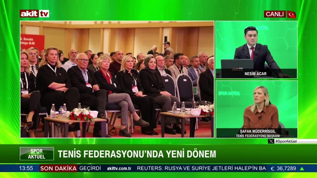 Tenis Federasyonu Başkanı Şafak Müderrisgil hedeflerini ve faaliyetlerini anlattı