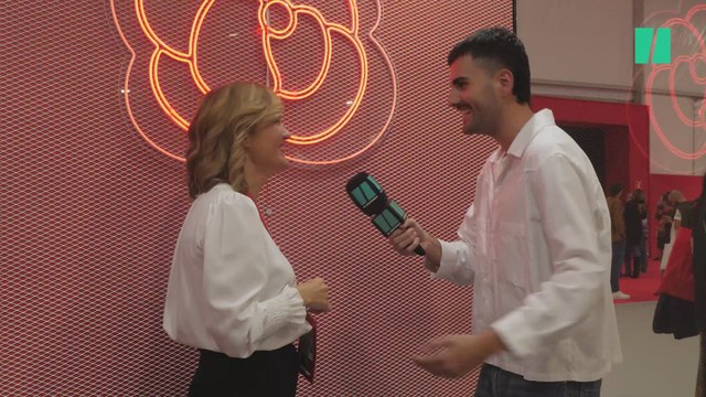 David Andújar entrevista a Pilar Alegría en el Congreso Federal del PSOE en Sevilla