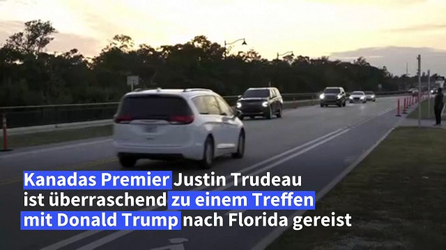 Trudeau trifft Trump in Florida nach Zoll-Drohung
