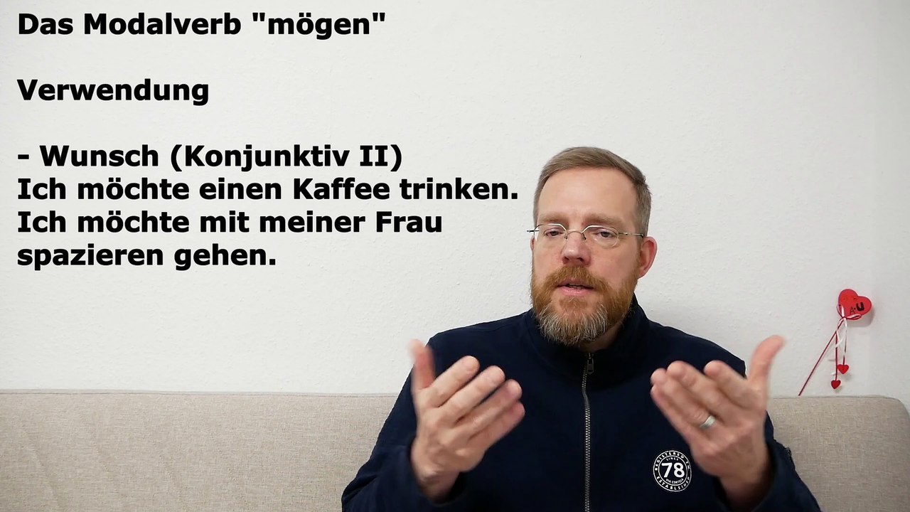 Grammatik für die Grundstufe A1-B1 – Teil 010 – das Modalverb „mögen/möchten“