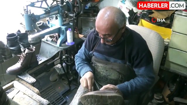 44 Yıldır Ayakkabı Tamirciliği Yapan Usta, Alım Gücünün Düşüşünü Anlattı