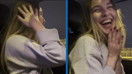 İlk kez trafik çevirmesine giren genç sürücü ve polisin esprili diyaloğu: "Beni güzelim diye mi çevirdin?"