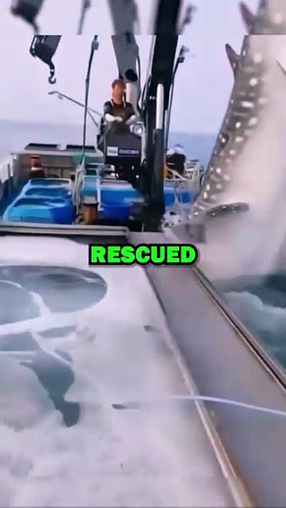 RESCUING WHALE SHARK! #animals #animalstories #pets #animalrescue #cute #cuteanimals #natureglobal