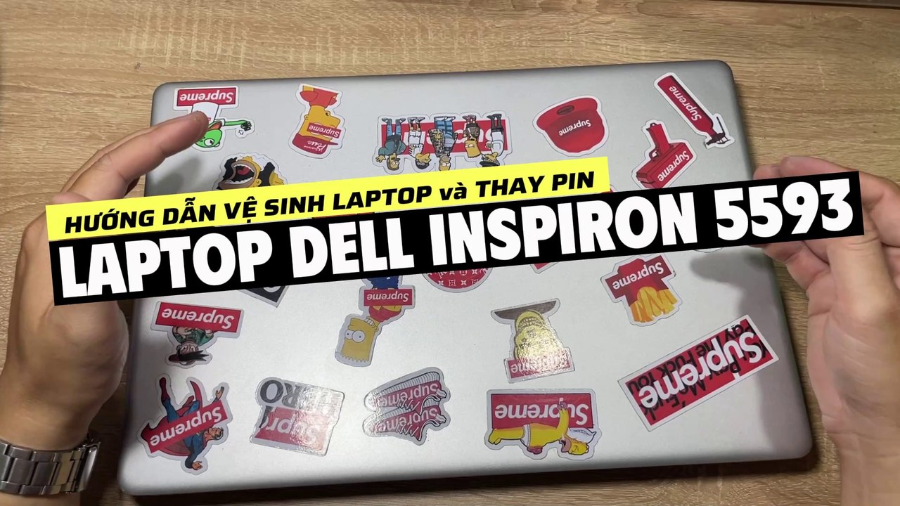 Dell Inspiron 5593, Clean, New Thermal, Repace Battery and Disassembly, Tear Apart