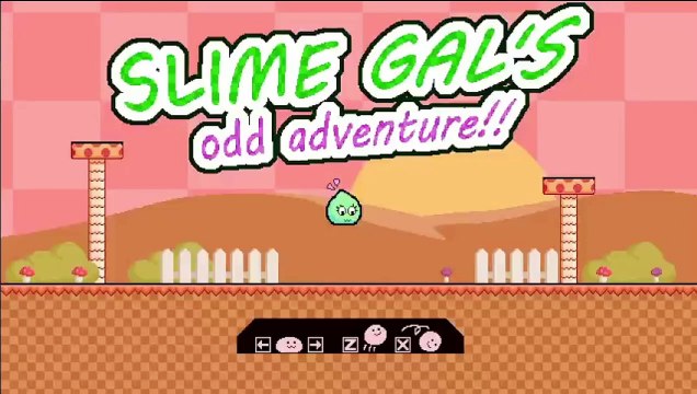 Slime Gal's odd adventure!! - gameplay (itch.io) || platformer game