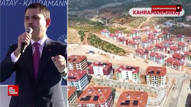 Bakan Kurum: 2025'in sonuna girdiğimizde evine girmeyen tek bir afetzede kardeşimiz kalmayacak
